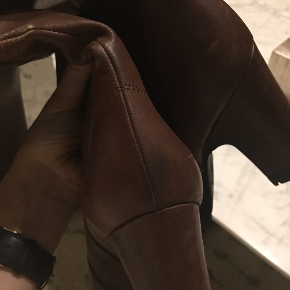 Maison Martin Margiela Black Leather Knee Boots - Picture 5 of 5